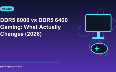 DDR5 6000 vs DDR5 6400 Gaming: What Actually Changes (2026)