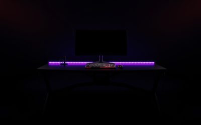 HLDIRECT 47-inch Gaming Desk with LED Review
